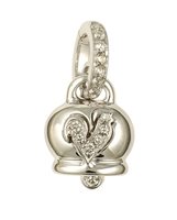 Charm Chantecler Donna Campanelle in Oro bianco Diamante 0.185 Ct 19455 - 19455